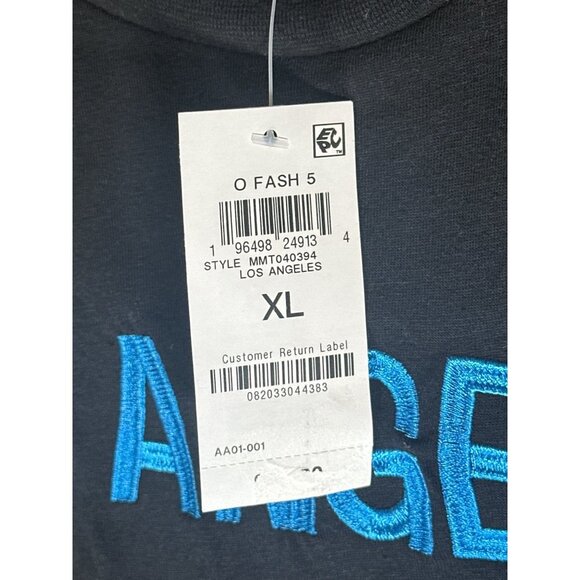 And Now This Mens Oversized-Fit Embroidered Los Angeles T-Shirt, XL, NWT - Picture 3 of 4